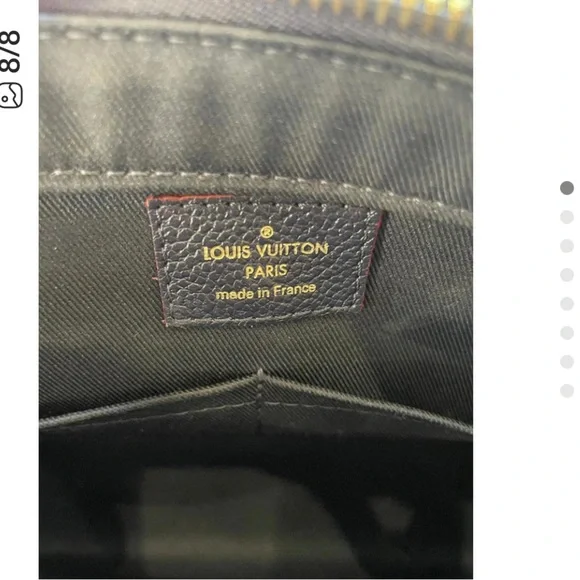 Louis Vuitton Navy and Red Empreinte Sully PM Bag with COA - Picture 12 of 16